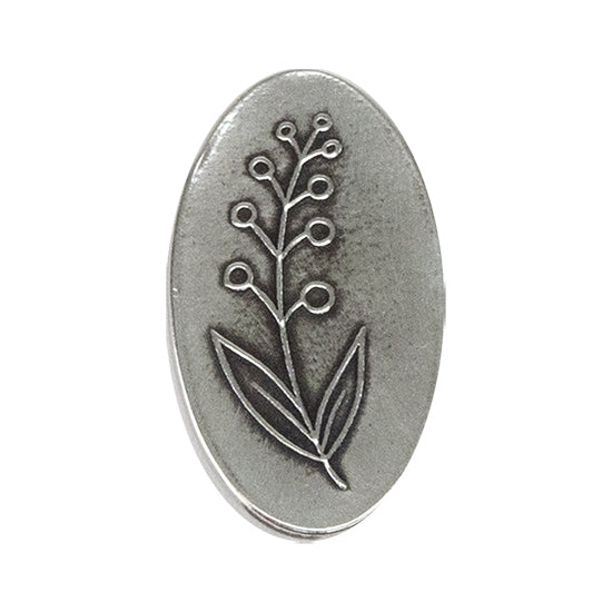 silver sample of Jewelry Artist Elements - Texture - Leaves and Berries