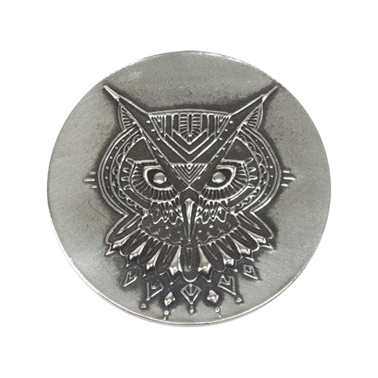 silveer sample using Jewelry Artist Elements - Texture - Stylized Animals: Owl, Lynx & Eagle 