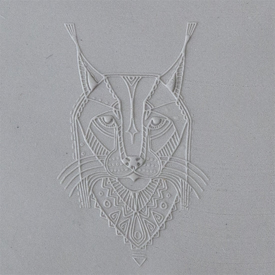 Jewelry Artist Elements - Texture - Stylized Animals: Owl, Lynx & Eagle shown is an element of the texture in clay