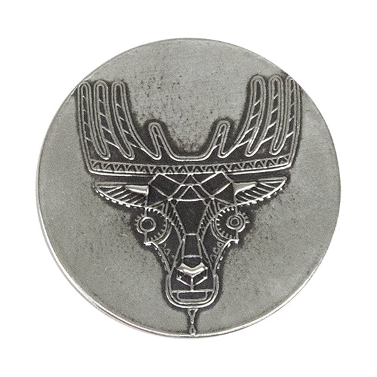 silver sample using Jewelry Artist Elements - Texture - Stylized Animals: Bobcat, Deer, Tiger & Lion