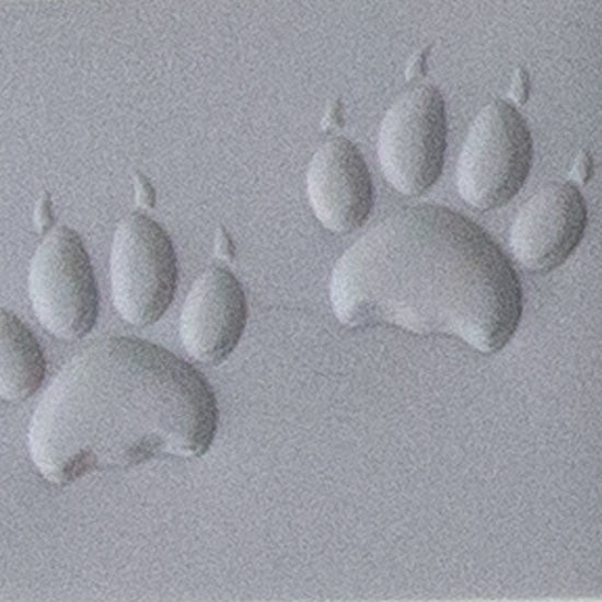 Jewelry Artist Elements - Texture - Paw Prints 2 shown is an element of the texture in clay