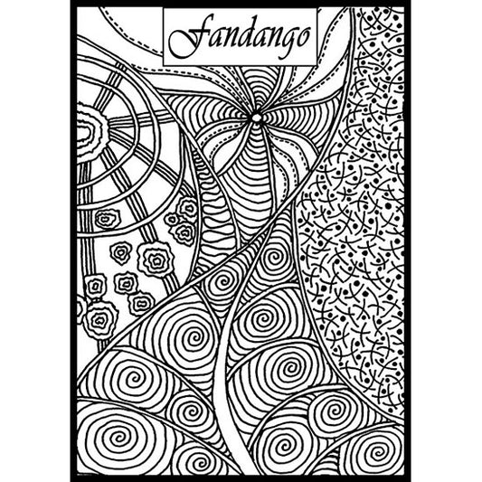 Helen Breil Texture Stamp - Fandango