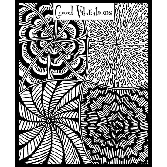 Helen Breil Texture Stamp - Good Vibrations