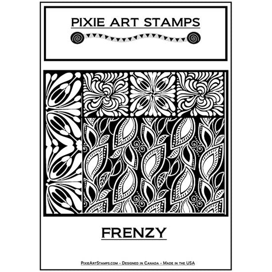 Pixie Art Texture Stamp - Frenzy