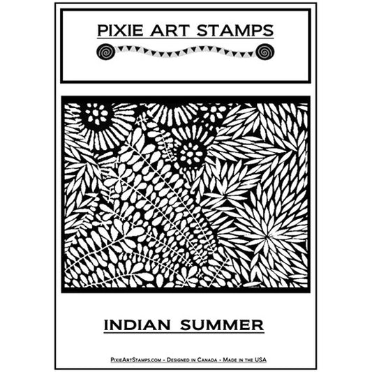 Pixie Art Texture Stamp - Indian Summer