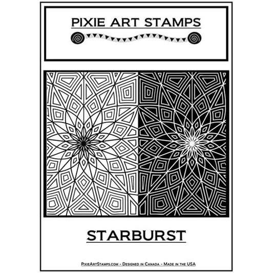 Pixie Art Texture Stamp - Starburst