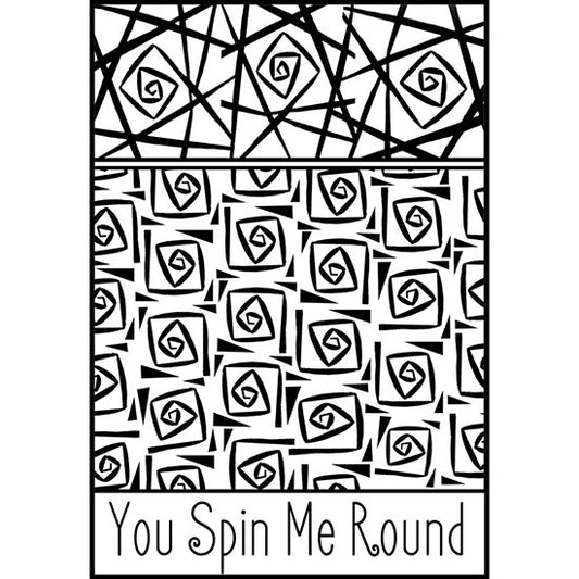 Helen Breil Texture Stamp - You Spin Me Round