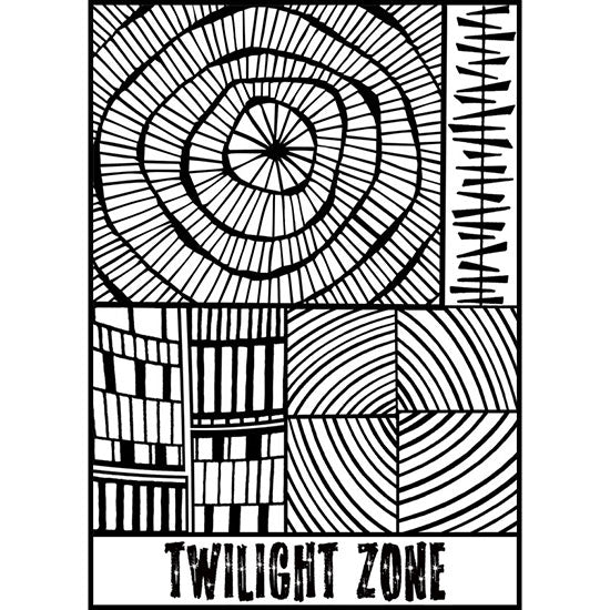 Helen Breil Texture Stamp - Twilight Zone