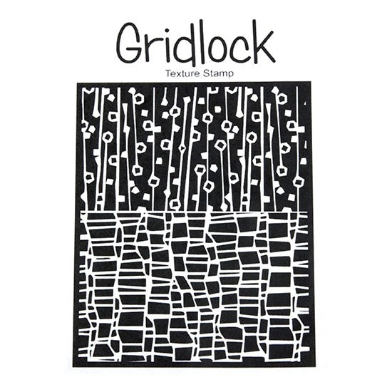 Helen Breil Texture Stamp - Gridlock