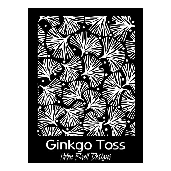 Helen Breil Texture Stamp - Ginko Toss