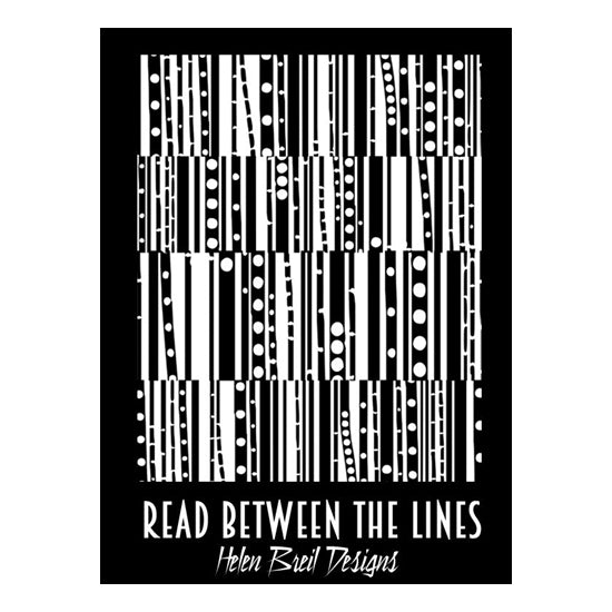 Helen Breil Texture Stamp - Read Between the Lines