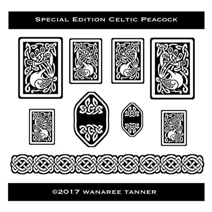 Wanaree Tanner Texture Plate - Special Edition Celtic Peacock designs