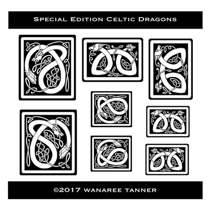 Wanaree Tanner Texture Plate - Special Edition Celtic Dragon designs