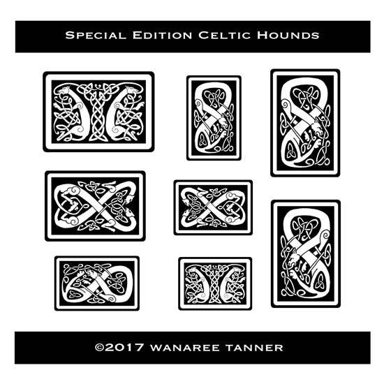 Wanaree Tanner Texture Plate - Special Edition Celtic Hounds designs