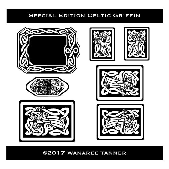  Designs of Special edition signature celtic texture plate griffin