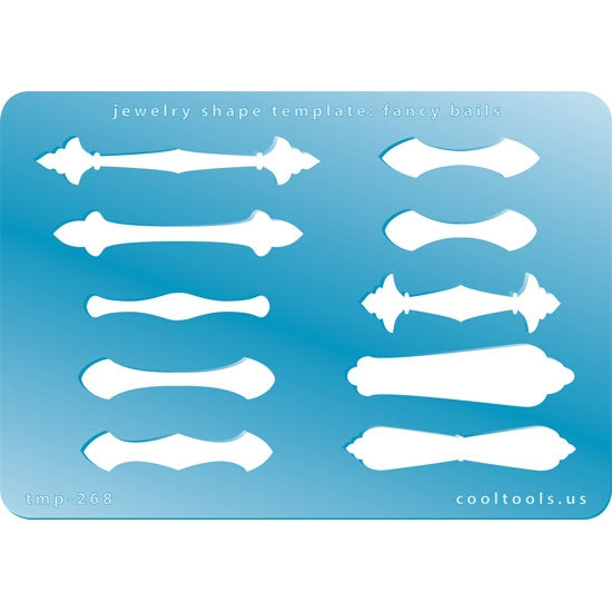 Jewelry Shape Template Fancy Bails