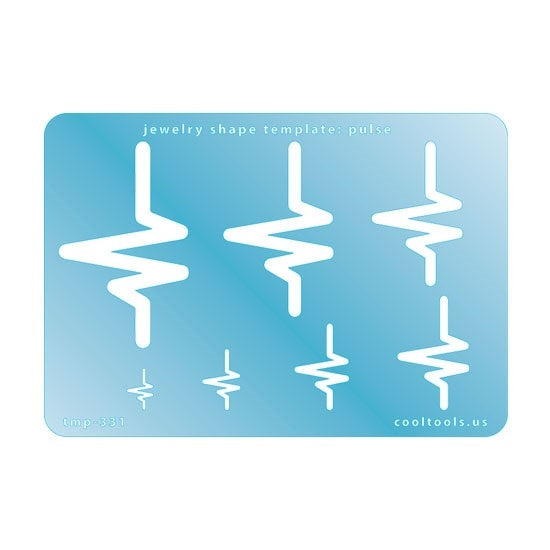  Blue plastic Jewelry Shape Template - Pulse Our special surface makes it easy to find these templates on your workbench, but allows clarity for positioning. Includes 7 shapes. Sizes are from 10.5mm to 56.5mm.