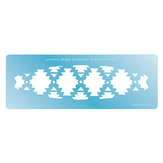 Blue plastic Jewelry Shape Template - Diamond Twill Our special surface makes it easy to find these templates on your workbench, but allows clarity for positioning.