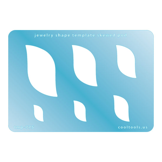 Jewelry Shape Template - Skewed Pod – Cool Tools