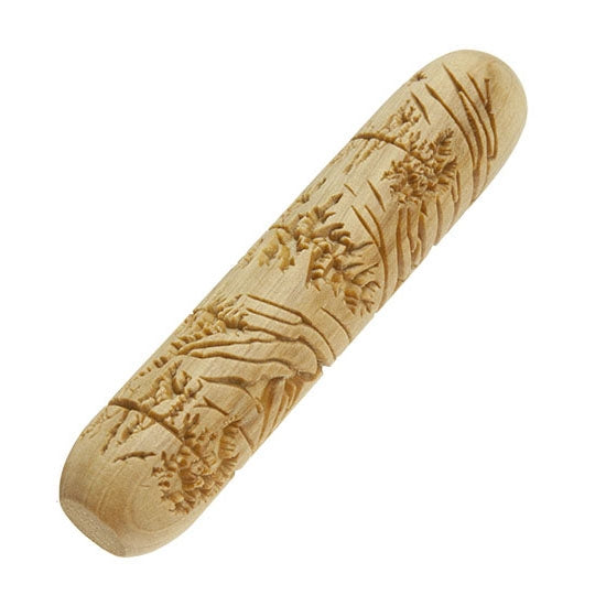 Large Wooden Hand Roller - Mountain View