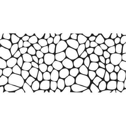 Wooden Hand Roller - Bubbles design