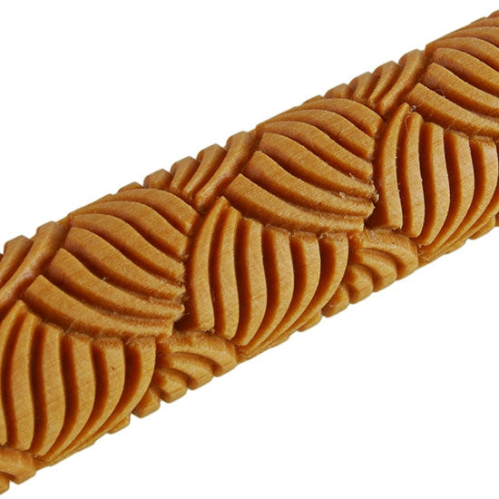 Wooden Hand Roller - Braids