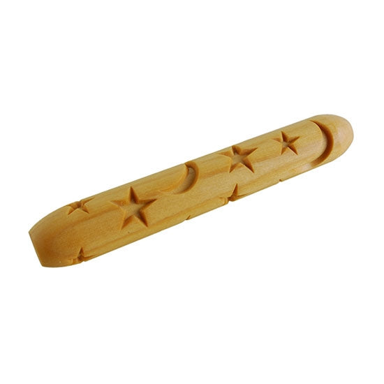 Wooden Hand Roller - Stars and Moons