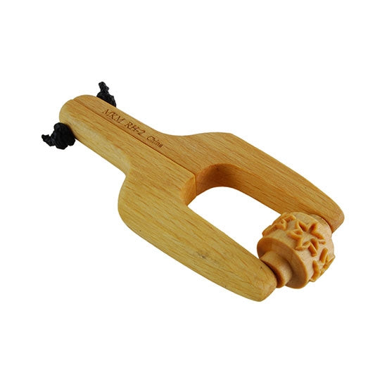 Wooden Mini Roller - Six Petaled Flower 10mm with wooden Roller Handle