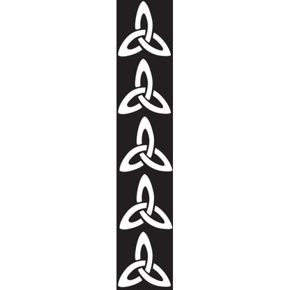 Wooden Mini Roller - Celtic Triangle 10mm design