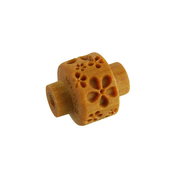 Wooden Mini Roller - Debossed Flower 10mm