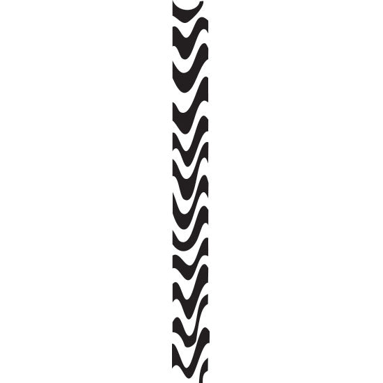 Wooden Mini Roller - Zebra Stripes 5mm design