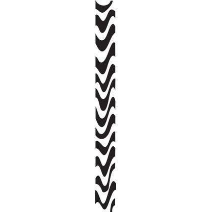 Wooden Mini Roller - Zebra Stripes 5mm design