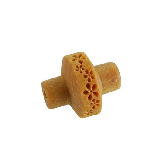 Wooden Mini Roller - Debossed Flower Pattern 5mm