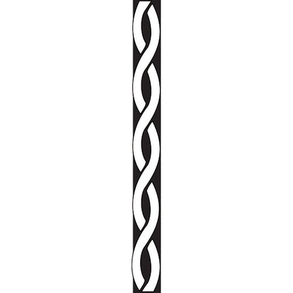 Wooden Mini Roller - Twisted Roped 5mm design