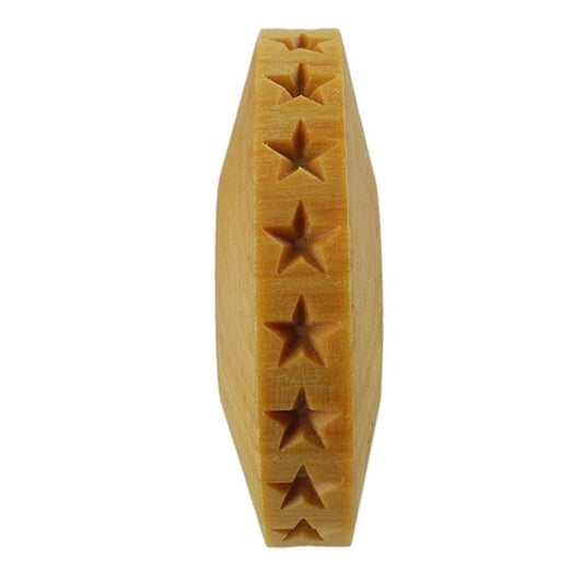 Wooden Finger Roller - Stars 8mm