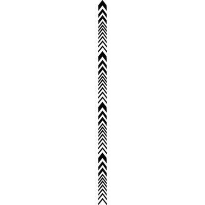 Wooden Finger Roller - Arrowheads 8mm design