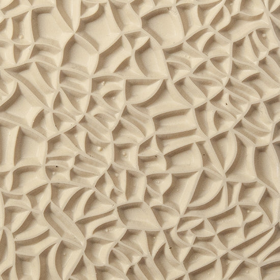 Texture Tile - Plant Cells. Beige Texture Tiles are flexible, washable and can be used with any soft clay. Spritz with CoolSlip or dust on Dry Powder Release for stick-free impressions when using metal clay and polymer clay.