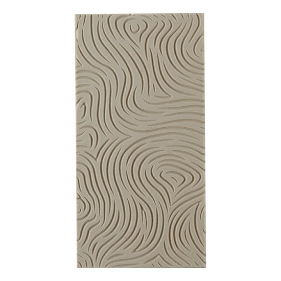 Texture Tile - Thumb Print Embossed. Beige Texture Tiles are flexible, washable and can be used with any soft clay. Spritz with CoolSlip or dust on Dry Powder Release for stick-free impressions when using metal clay and polymer clay.