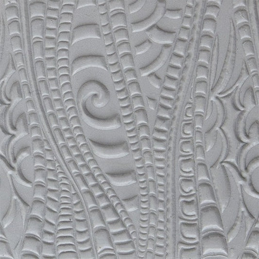 Texture Tile - Burton World sample rolled into clay