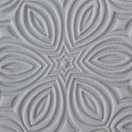 Texture Tile - Kaleidoscope sample rolled into clay