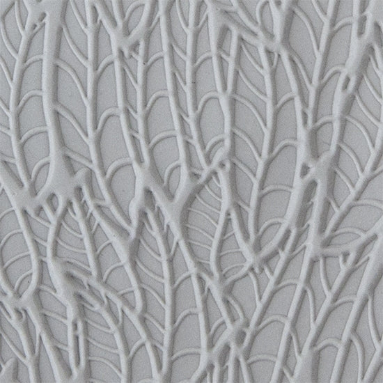 Texture Tile - Flock o'Feathers sample rolled into clay