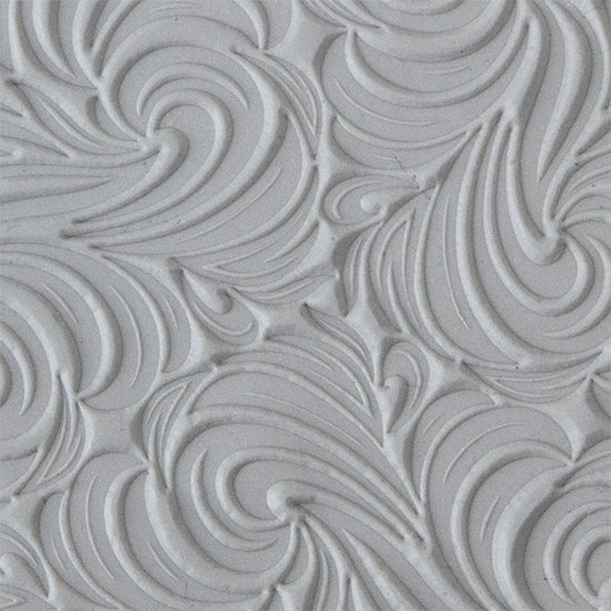 Texture Tile - Whirlwind sample rolled into clay