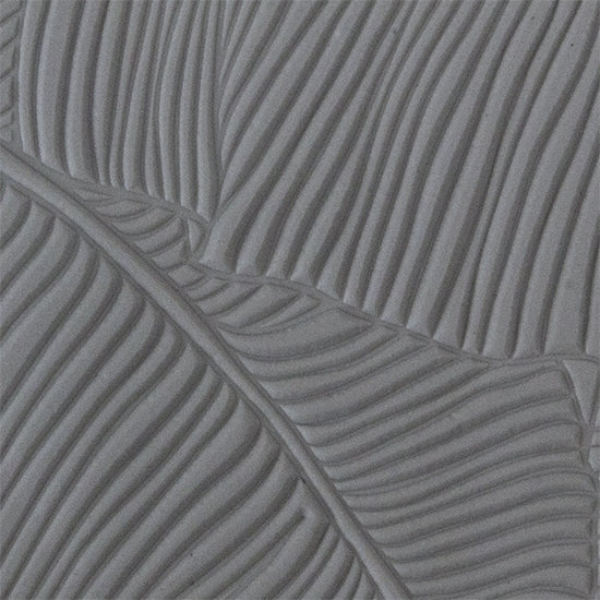 Texture Tile - Jungle Leaves sample rolled into clay