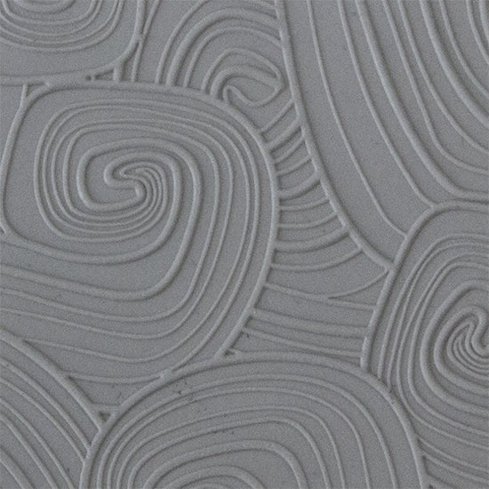 Texture Tile - Lost in Wonderland Fineline sample rolled into clay