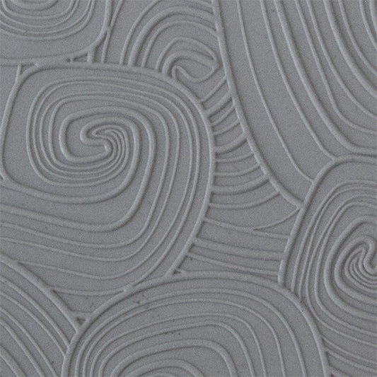 Texture Tile - Lost in Wonderland Fineline sample rolled into clay