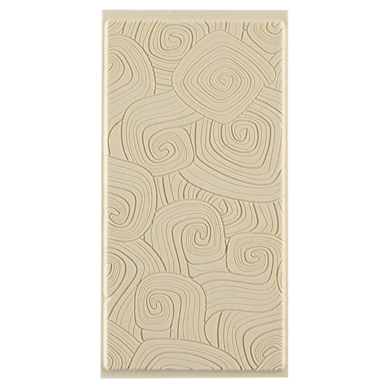 Texture Tile - Lost in Wonderland Fineline. Beige Texture Tiles are flexible, washable and can be used with any soft clay. Spritz with CoolSlip or dust on Dry Powder Release for stick-free impressions when using metal clay and polymer clay.