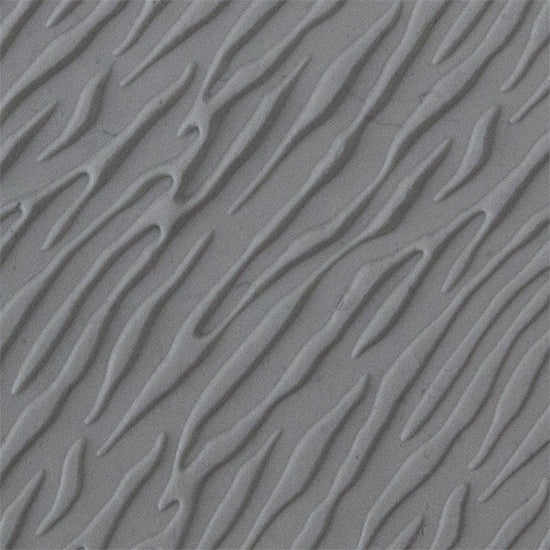 Texture Tile - Zebra sample rolled into clay