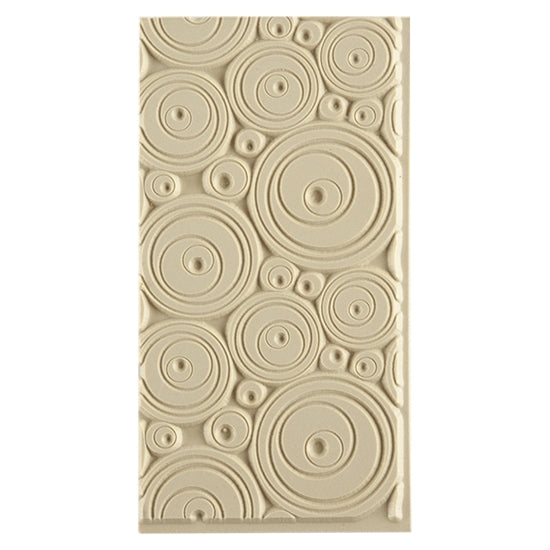 Texture Tile - Out of Sight. Beige Texture Tiles are flexible, washable and can be used with any soft clay. Spritz with CoolSlip or dust on Dry Powder Release for stick-free impressions when using metal clay and polymer clay.