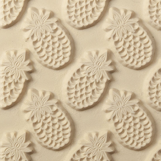 Texture Tile - Aloha. Beige Texture Tiles are flexible, washable and can be used with any soft clay. Spritz with CoolSlip or dust on Dry Powder Release for stick-free impressions when using metal clay and polymer clay.