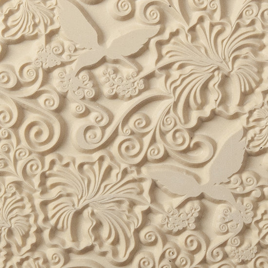 Texture Tile - Sweet Taste of Summer. Beige Texture Tiles are flexible, washable and can be used with any soft clay. Spritz with CoolSlip or dust on Dry Powder Release for stick-free impressions when using metal clay and polymer clay.